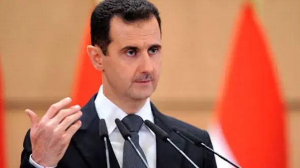  بشار اسد در تماس تلفنی با روحانی حادثه تروریستی تهران را محکوم کرد 