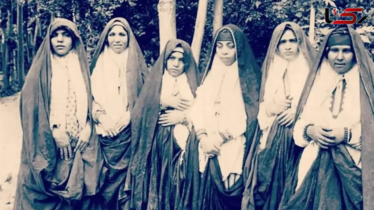 سفر زمان / ژست جالب زن جوان قاجاری در لباس مردانه