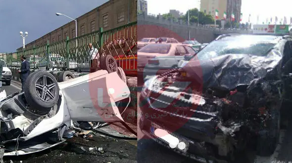 علت تصادف افشین آذری اعلام شد / دو دختر در خودروی افشین آذری چه نسبتی با او داشتند + عکس 