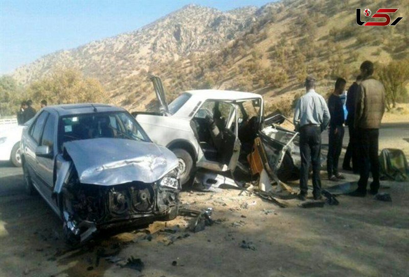  2 کشته در  تصادف  نهاوند همدان 