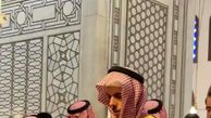 نماز خواندن وزیر خارجه عربستان در مسجد اموی دمشق خبرساز شد