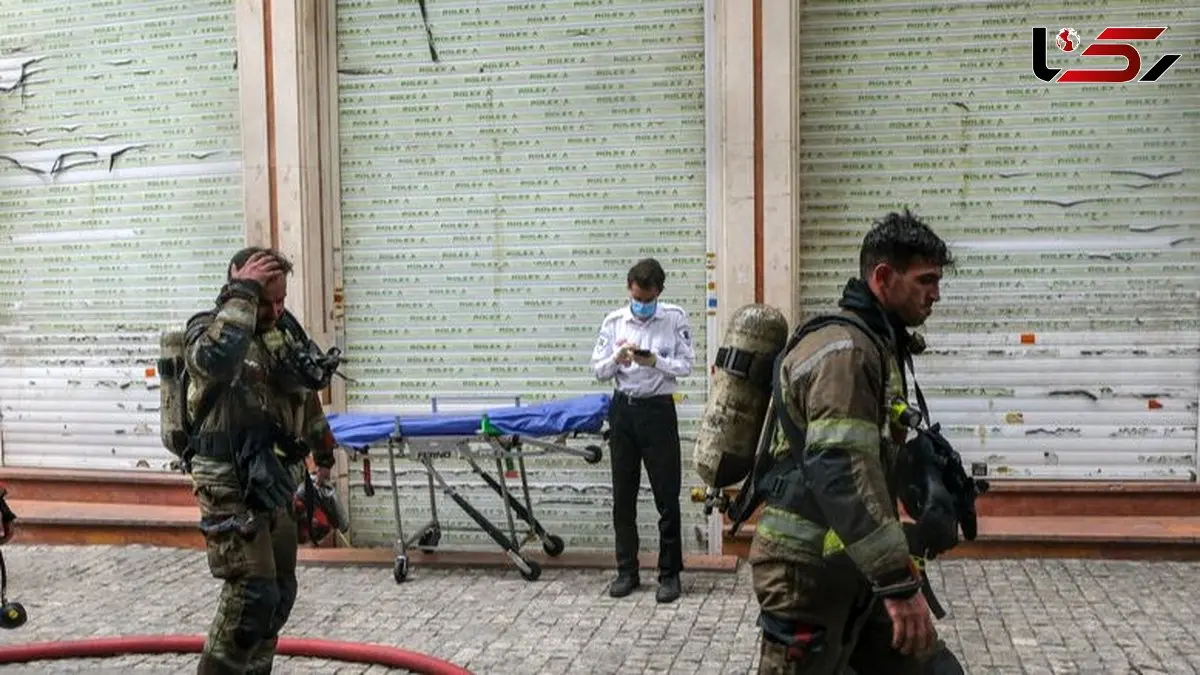 نجات جان ۷ شهروند از حادثه آتش سوزی پاساژ اهواز