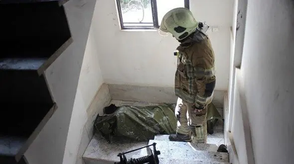 عکس جنازه مرد تهرانی که زنده زنده سوخت + جزییات