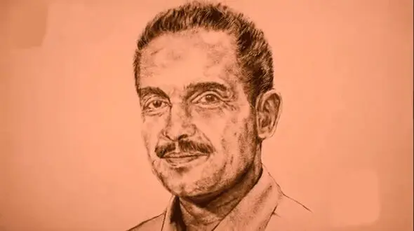 پرتره شنی از شهید رجایی + فیلم