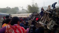 خروج مرگبار قطار مسافربری از ریل در هند / 9 تن کشته شدند