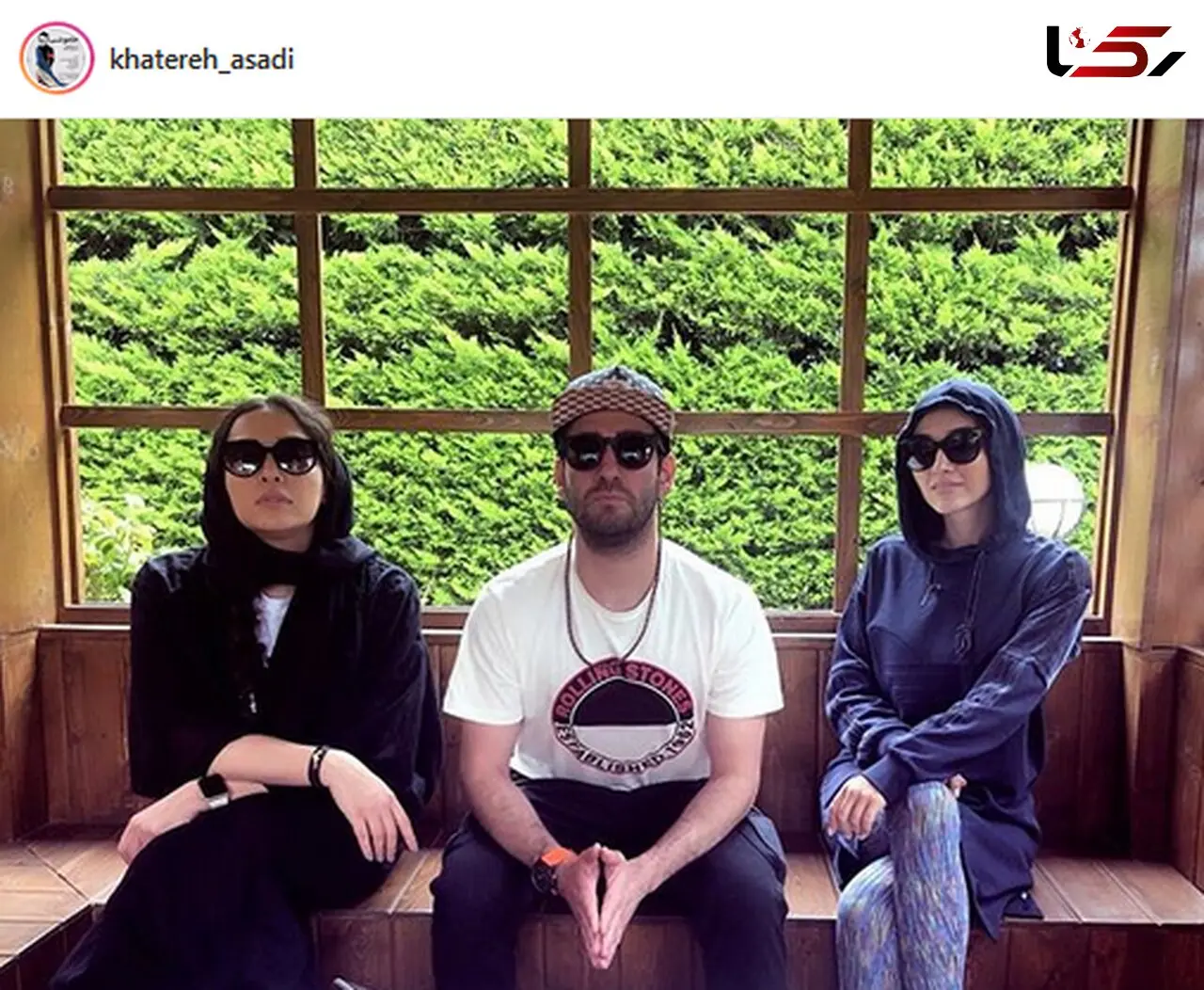  عکس ممنوعه بازیگر مرد با دو زن معروف سینما