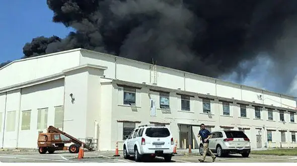 انفجار در پایگاه هوایی آمریکا در فلوریدا+عکس