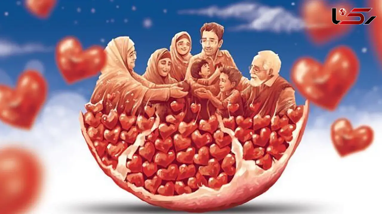 دیوارنگاره های بزرگ تهران یلدایی و اناری شدند + عکس