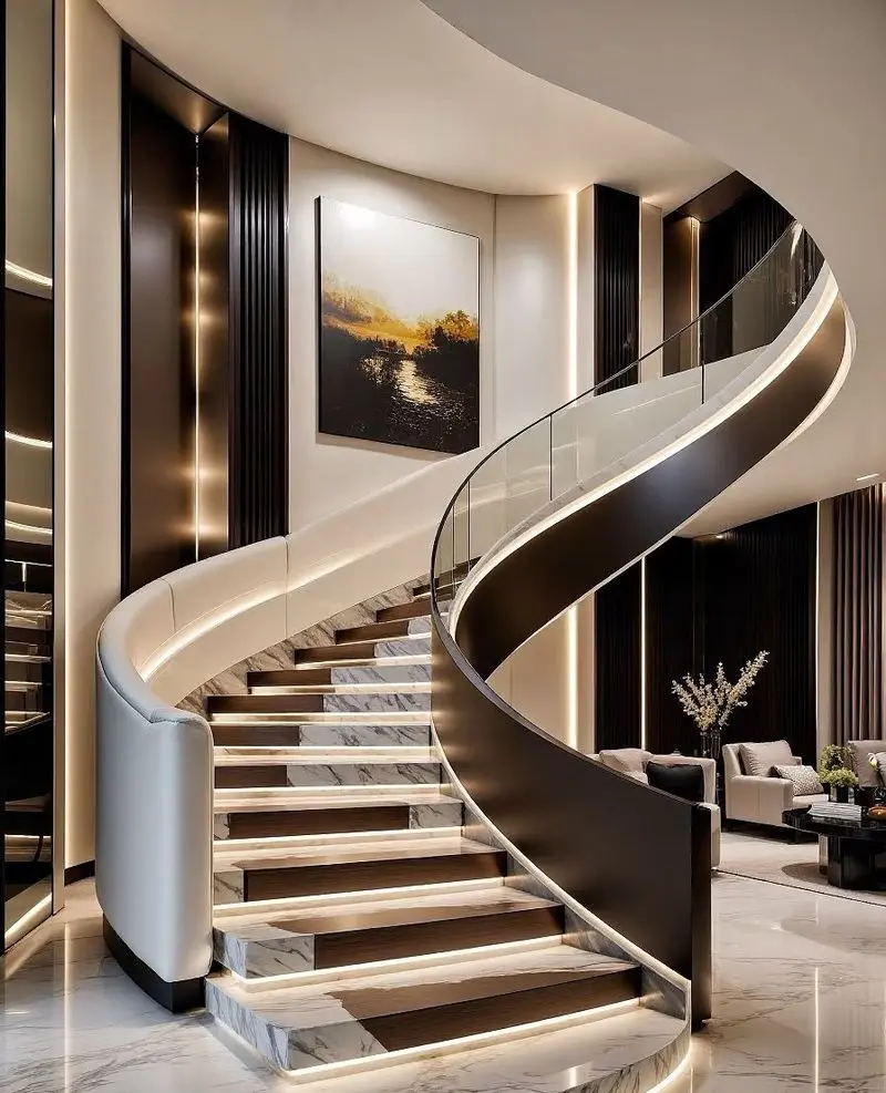 راه پله خونه های دوبلکس