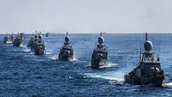 رژه شناورهای سطحی و زیرسطحی ارتش و سپاه در خلیج فارس