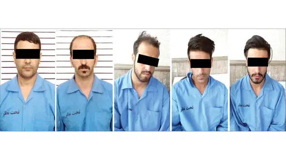 این 5 مرد شیطان صفت به خاطر آزار زن جوان محاکمه می شوند / دادستان مشهد درخواست اعدام کرد + عکس
