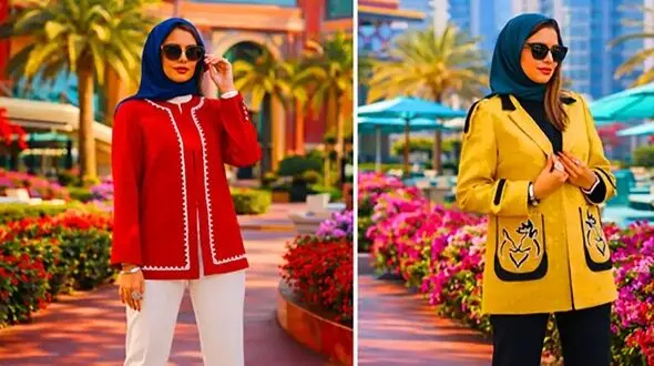 استایل شیک با مانتو کتی مینیمال؛ 15 پیشنهاد رنگبندی مدرن