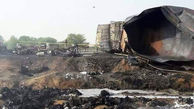 واژگونی مرگبار تانکر نفت 148 نفر را زنده در آتش سوزاند + عکس 14+