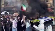 حمایت هواداران آرژانتینی از ایران با حمل تابوت  اسرائیل! + فیلم