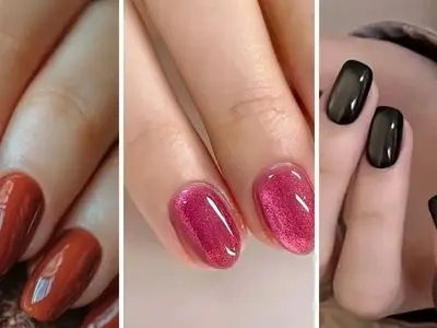 طرح‌ های شیک ناخن ساده؛ فرنچ و کروم در کنار هم