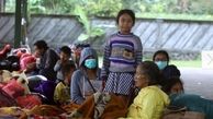  آوارگی 50 هزار نفر با فعالیت آتشفشان اندونزی 