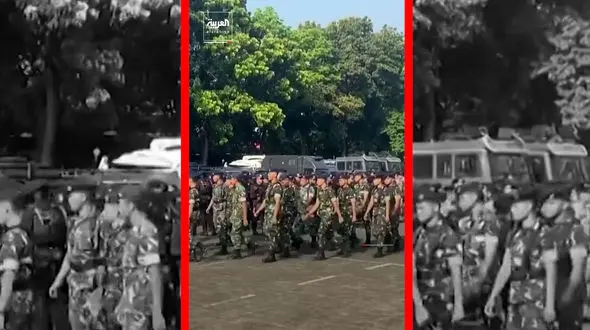 فیلم ارتش اندونزی آماده اعزام هزار سرباز به غزه