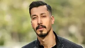 عکس /  همسر  بهرام افشاری  مثل خودش قد بلند و خوش استایل