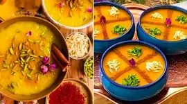 آموزش تزئین شله زرد با 15 مدل زیبا؛ هنر ایرانی در سفره های مجلسی