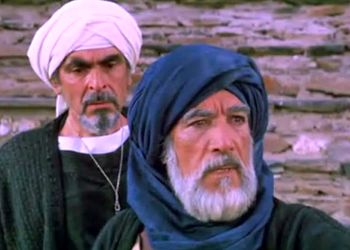 عکس؛ سفر در زمان؛ «حمزه» در پشت صحنه فیلم محمد رسول الله؛ سال 1354