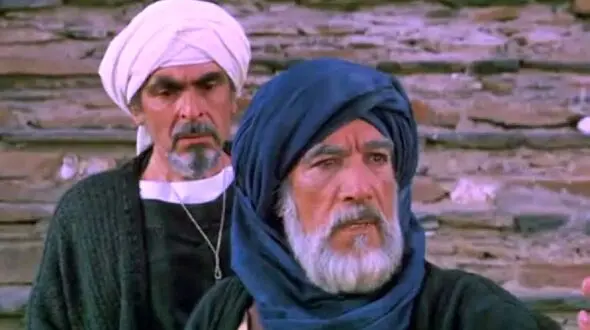 عکس؛ سفر در زمان؛ «حمزه» در پشت صحنه فیلم محمد رسول الله؛ سال 1354