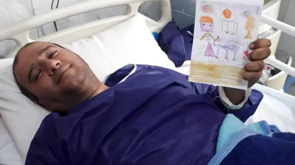 دستور رئیس اورژانس کشور در خصوص تکنسین حادثه دیده در شب چهارشنبه سوری + عکس 