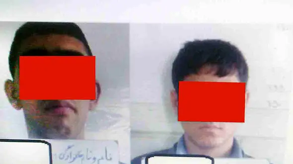 2 مرد مسلح پول می گرفتند تا رابطه دخترو پسرها را لو ندهند+عکس