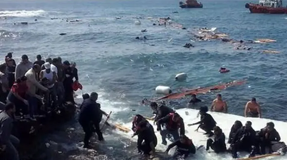 غرق شدن قایق مهاجران با 70 پناهجو در سواحل تونس