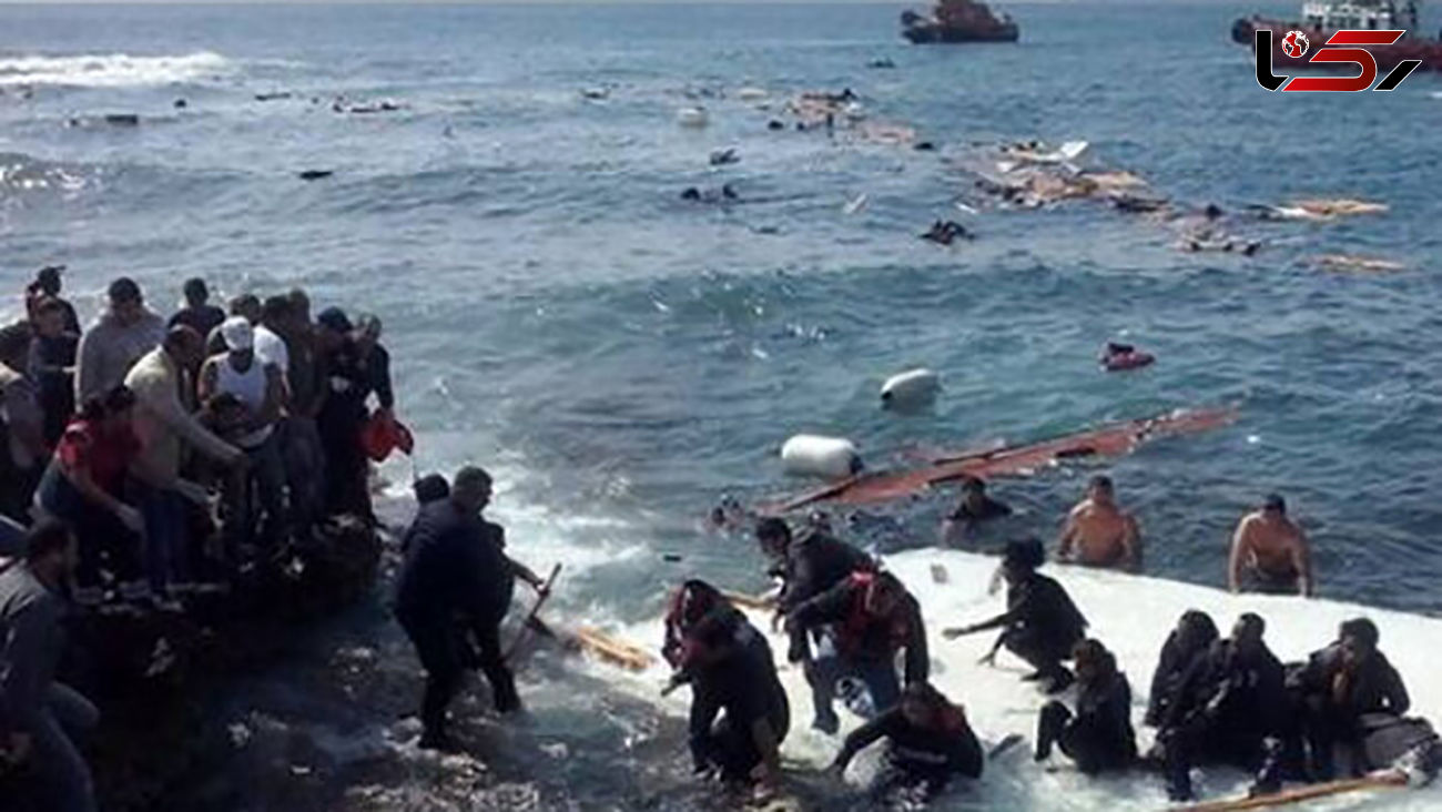 غرق شدن قایق مهاجران با 70 پناهجو در سواحل تونس