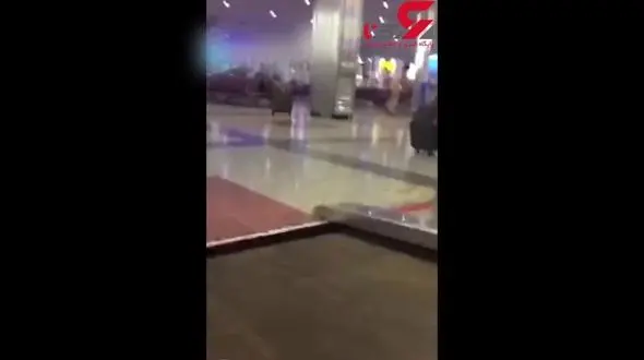 فیلم تیراندازی امروز در فرودگاه مهرآباد