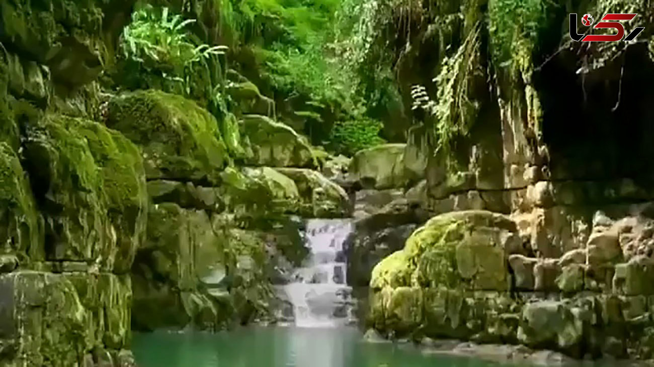 آبشار کوهسر در تنکابن + فیلم 