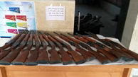 دستگیری اعضای باند قاچاق سلاح و کشف 87 قبضه سلاح شکاری