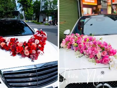 15 مدل لوکس تزئین ماشین عروس با گل طبیعی برای روز رویایی شما
