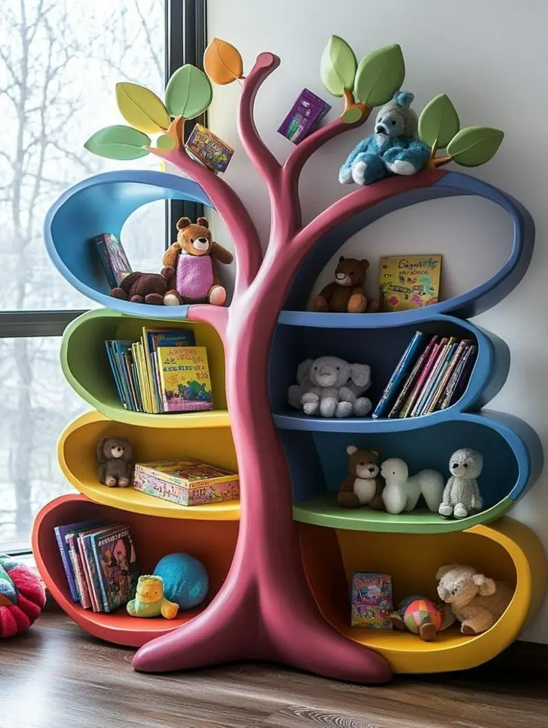 کتابخانه فانتزی اتاق کودک