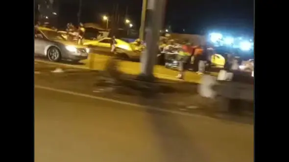 تصادف هولناک 3 خودرو در محدوده سه‌راه سیمان