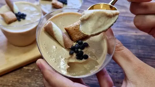 طرز تهیه دسر عربی ساده و مجلسی با کرم کارامل + فیلم