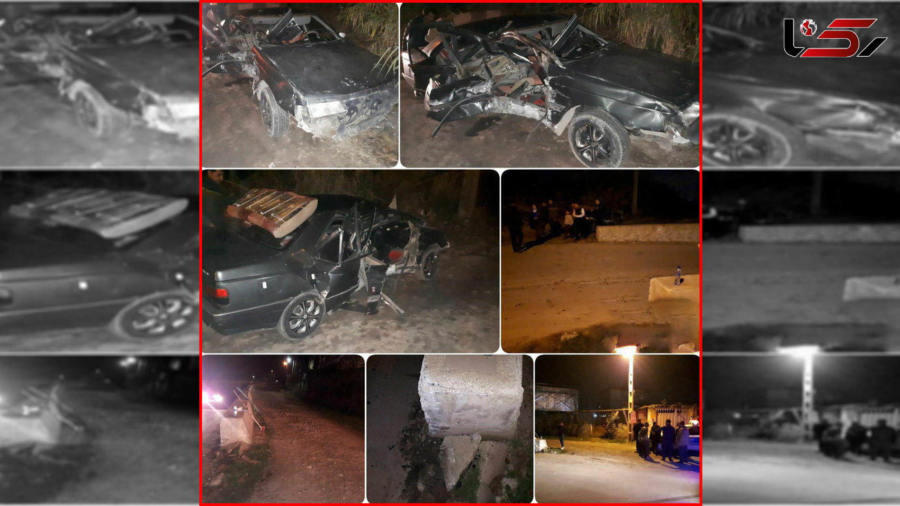 واژگونی پژو توسط راننده 18 ساله در بزرگراه نیایش تهران !+عکس