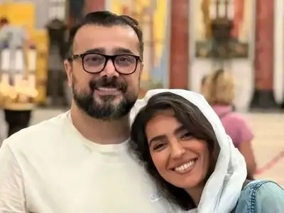 (تصاویر) استایل کژوال و متفاوت آرزوی سریال "از سرنوشت" و همسرش، سپند امیرسلیمانی، در کنسرت بهنام بانی