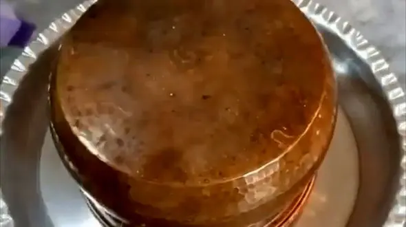 راهی برای برق انداختن ظروف مسی + فیلم 