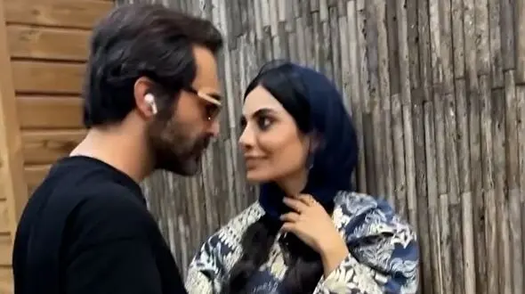 فیلم / حاشیه جدید صحرا اسدالهی : فیلمی از صمیمیت من و رضا پخش شده  رضا داداشی منه