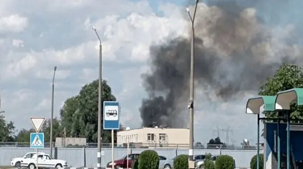 حمله پهپادهای اوکراینی به یک نیروگاه هسته‌ای+ فیلم