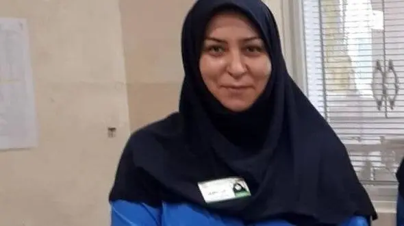 شیرین صفوی سومین شهید بیمارستان بقیه الله در راه مبارزه با کرونا +عکس