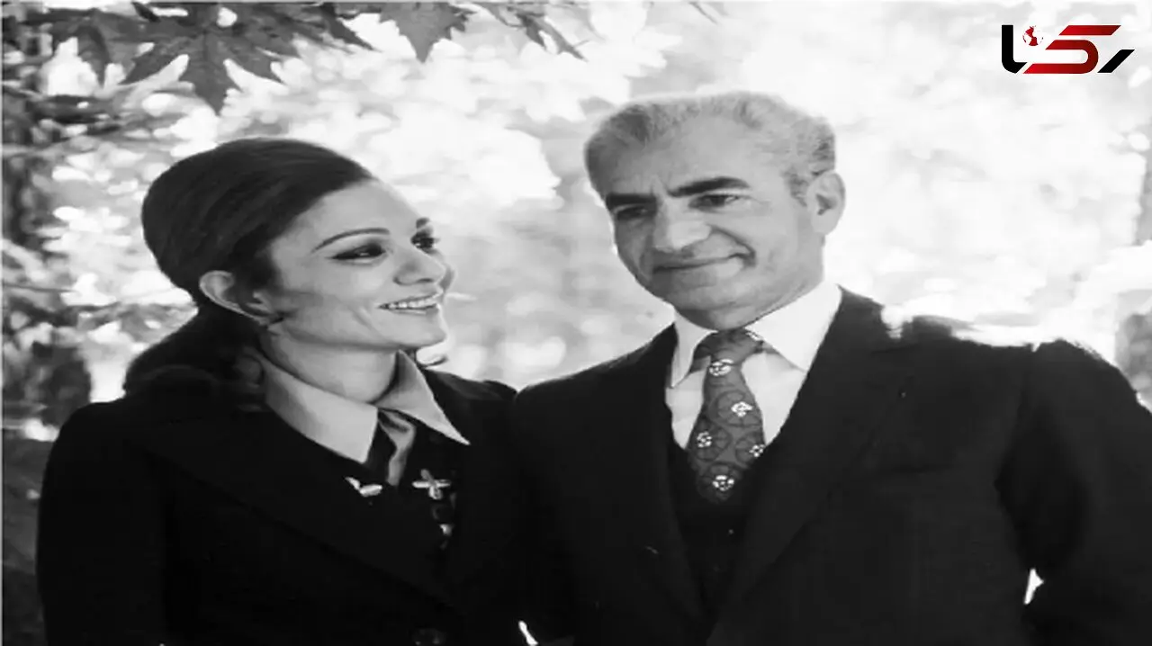 عکس / سفر به ایام قدیم /  بازی والیبال شاه و فرح پهلوی در ویلای کرج / ببینید چه آبشاری می زنه !
