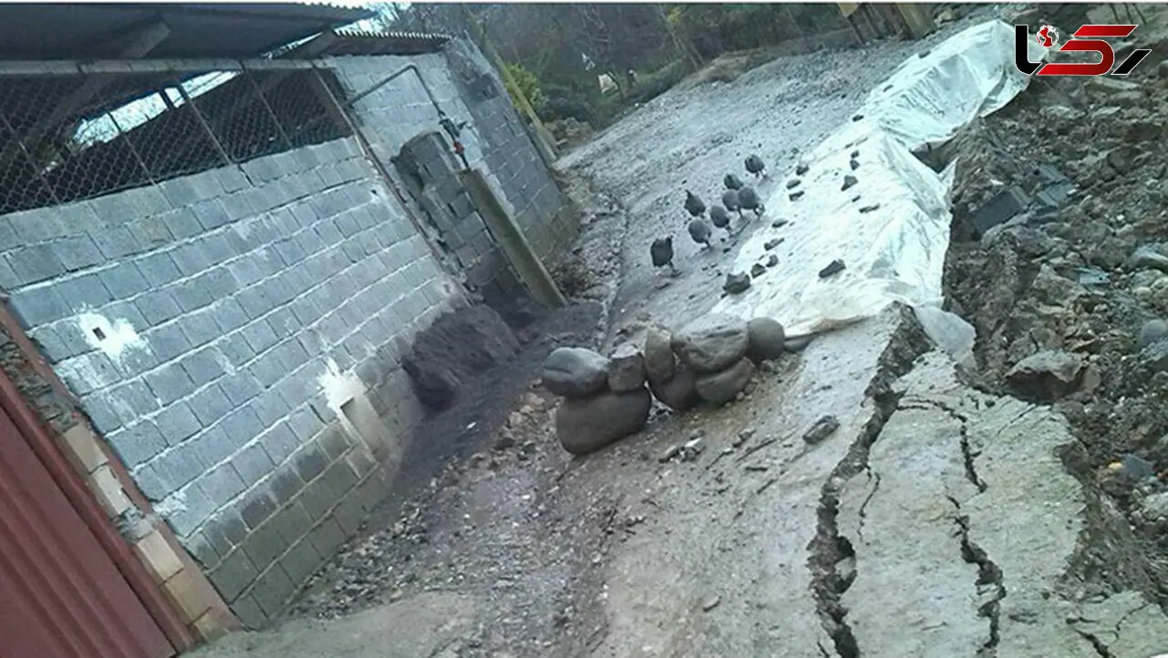 هشدار جدی / رانش خطرناک یک جاده روستایی در بابل+ عکس