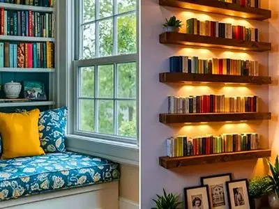 انواع دکور کتابخانه منحصر‌ به‌ فرد؛ 15 طرح مدرن و جذاب برای خانه شما