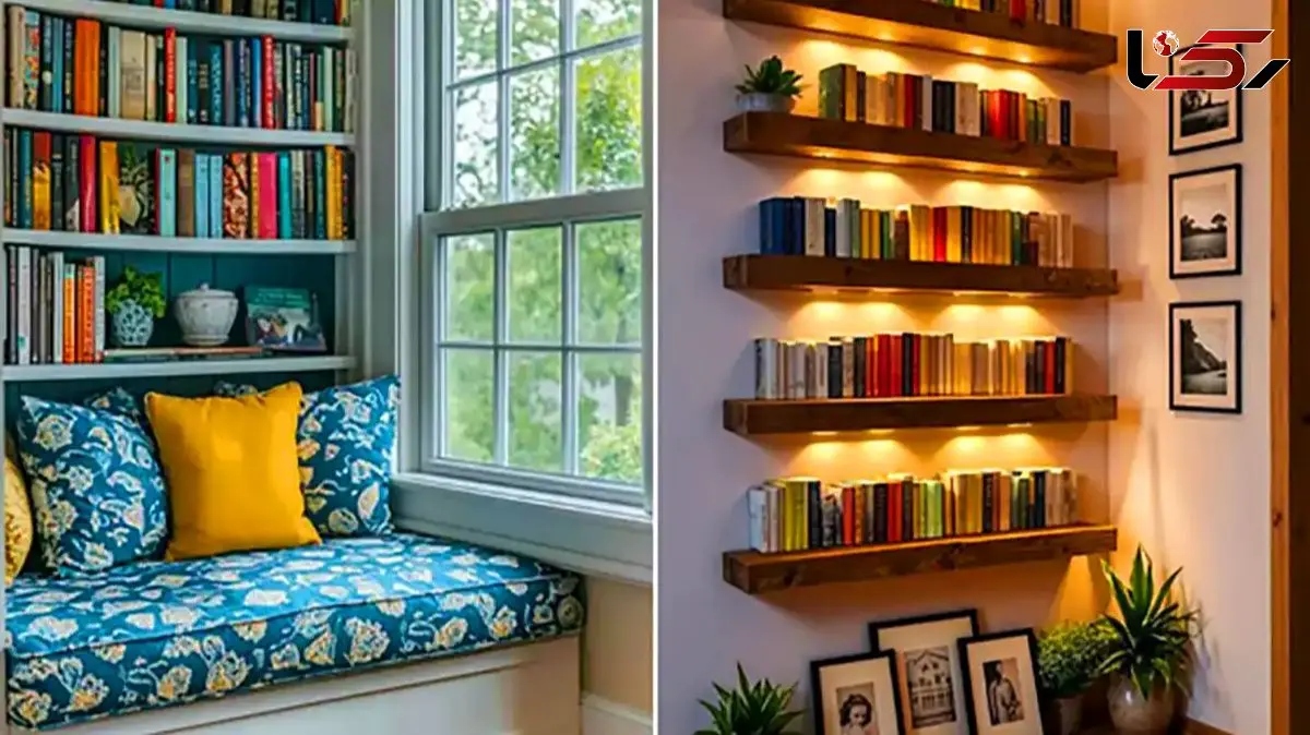 انواع دکور کتابخانه منحصر به فرد؛ 15 طرح مدرن و جذاب برای خانه شما