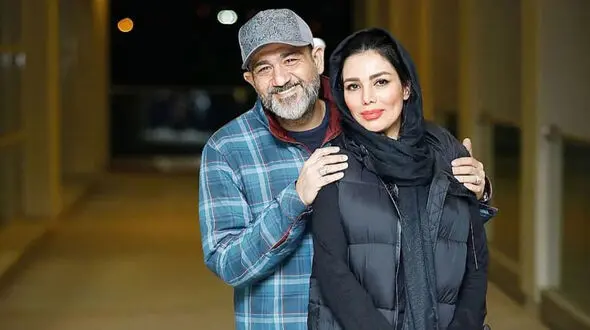 کولاک مهران غفوریان و همسرش با این عکس ها ! / آقای بازیگر روز به روز پیرتر !