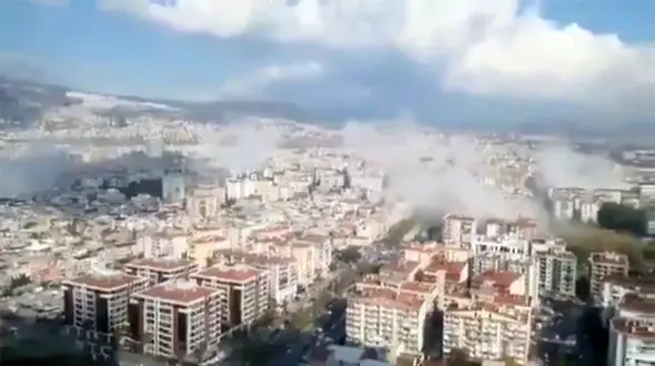 فوری / زلزله جدید به بزرگی 7.5 ریشتر  جنوب ترکیه را لرزاند