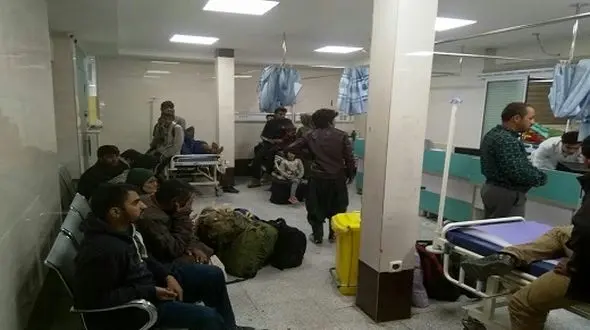 تصادف خونین اتوبوس مسافربری در تاکستان+ تصاویر