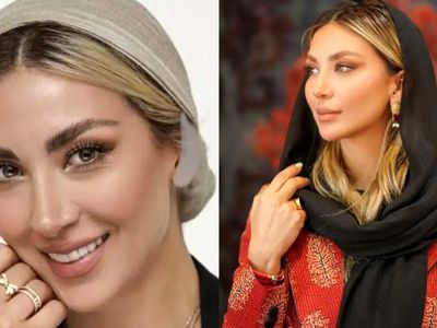 گردنبند زیبا و عتیقه مینا مختاری همسر هنرمند بهرام رادان